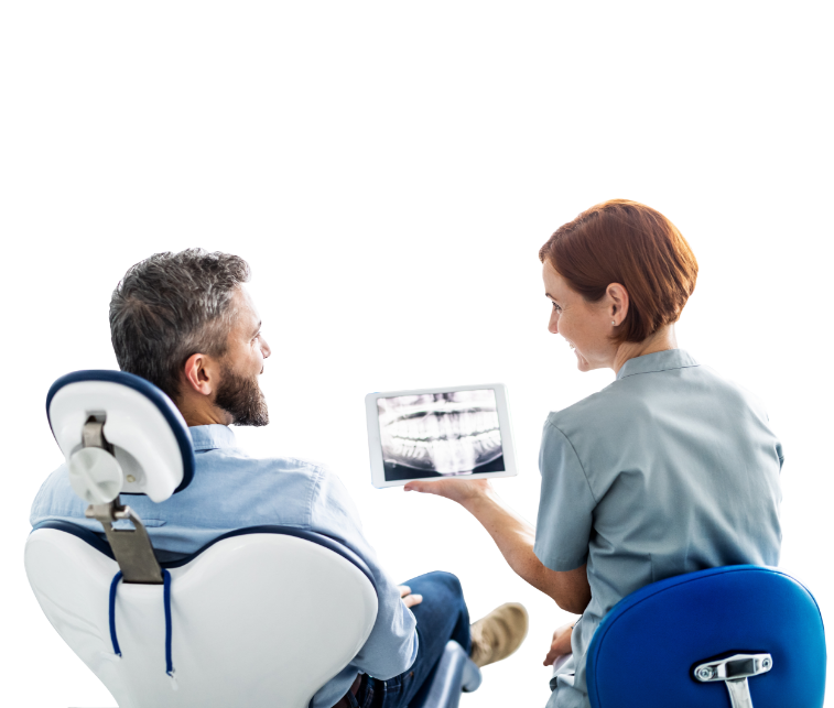 comparing results with patient