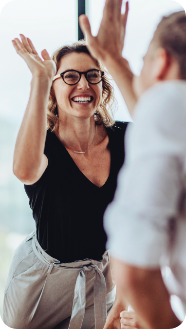 smiling healthy woman