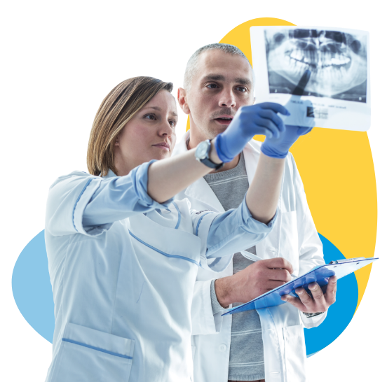 examine dental xrays
