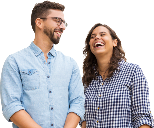 community members laughing