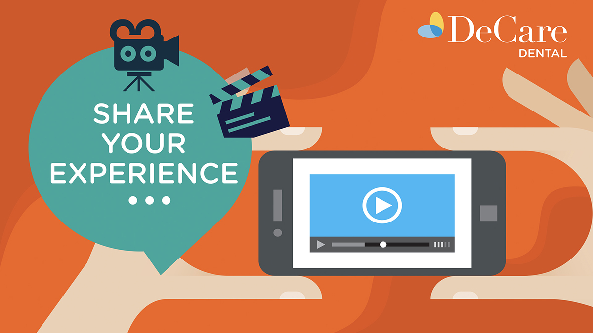 share your experience camera graphic